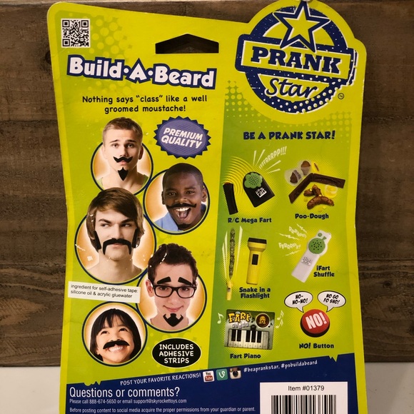 NEW Build-A-Beard. Mix/Match Mustaches - Picture 2 of 2